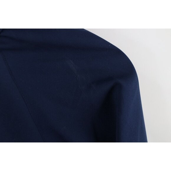 Nike Mens Size 3XL Color Block Swoosh Half Zip Pullover Jacket Navy Blue - Picture 8 of 15